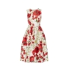 Poppy print dress resmi