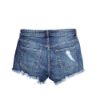 Denim blue short resmi