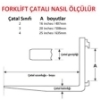 صورة Forklift Çatalı 41 Ayna F2A 100X45X1200