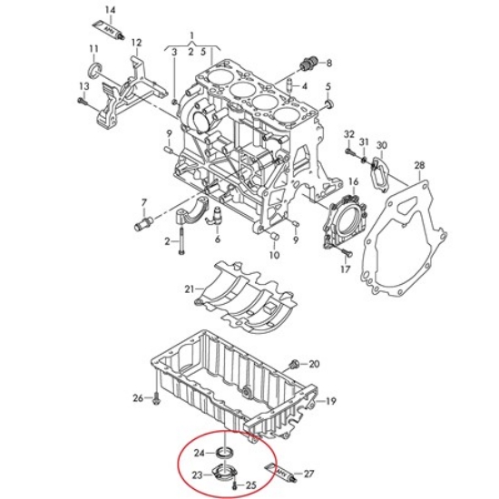 Picture of Linde Forklift VW04L907660C (VW03C907660G) Yağ Seviye Sensörü