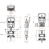 Forklift Traksiyoner Akü 320A Erkek Soket resmi