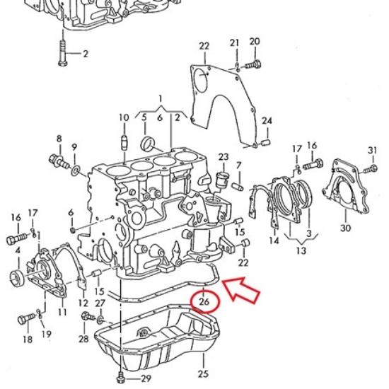 Изображение Linde Forklift VW044103609D Karter Contası