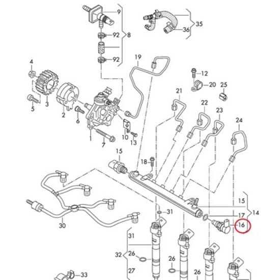 Изображение Датчик давления Linde Forklift VW057130764H