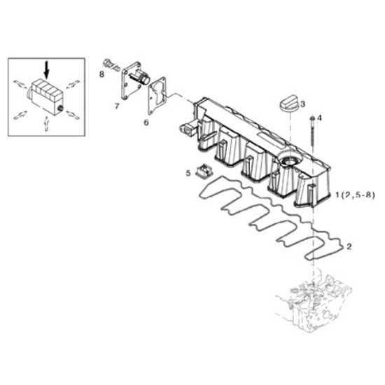 Picture of Linde Forklift DZ04291419 (DZ04502033) Subap Kapak Contası (Tcd 2012 L04)