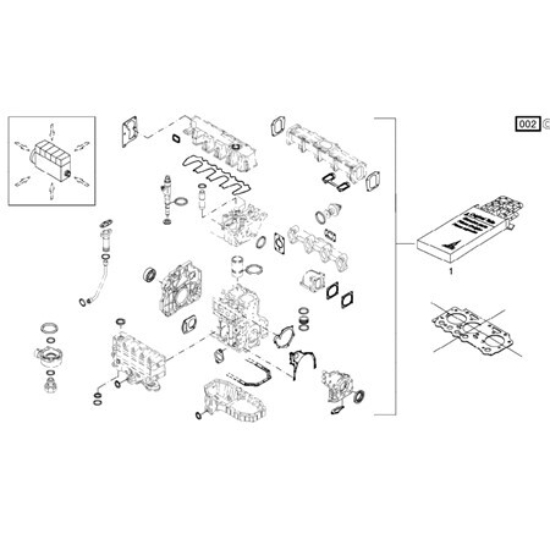 Picture of Linde Forklift DZ04292820 Manifold Contası Egzoz (Tcd 2012 L04)