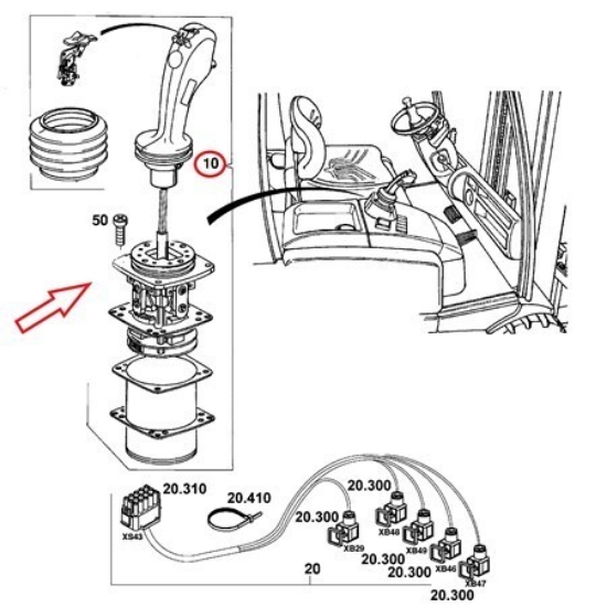 Изображение Jungheinrich Forklift 51316827Joystick