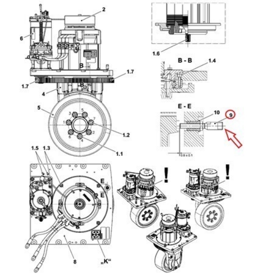 صورة Jungheinrich Forklift 50424639 Sensör