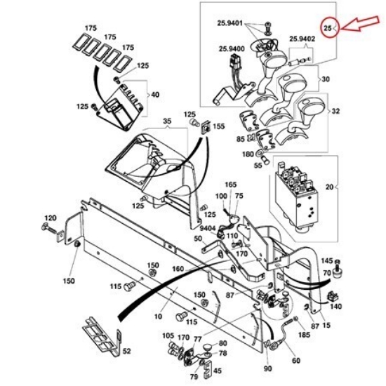 Изображение Jungheinrich Forklift 51103837 Joystick (50041783)