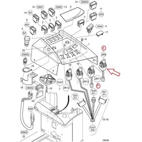 Изображение Still Forklift 8433055 Joystick (FM-X)