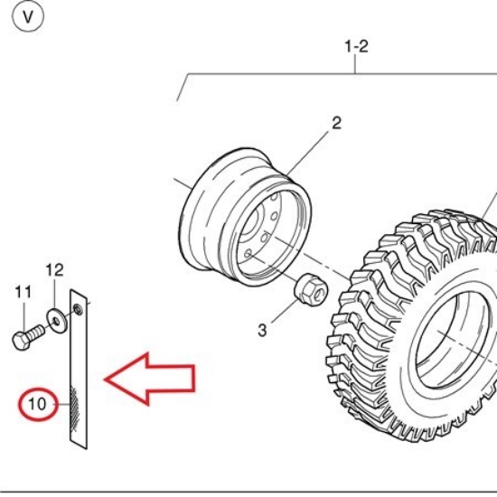 Picture of Still Forklift 0523531 Anti-Statik Bant (R60-70)