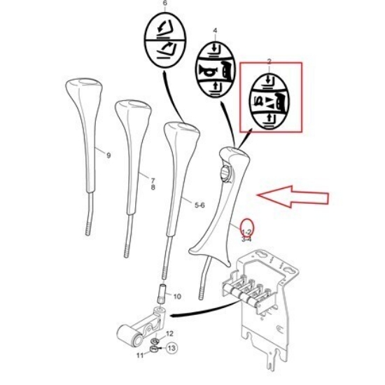 Изображение Still Forklift 0722087 Joystick Kol (RX20-60)