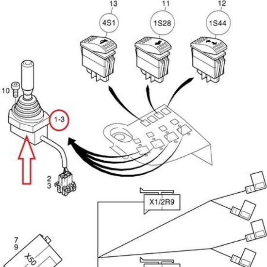 Picture of Still Forklift 8409324 Joystick