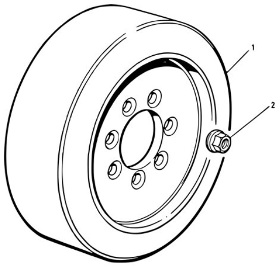 Picture of LINDE 0009902353 WHEEL DRIVE VULKOLLAN