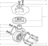 Picture of LINDE 0039903518 WHEEL STABILIZING VULKOLLAN